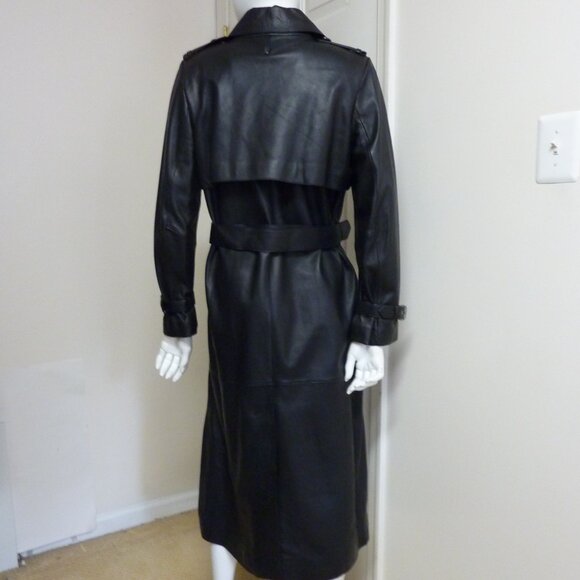 MACKAGE GAEL-V Maxi Leather Trench Coat - Picture 10 of 14